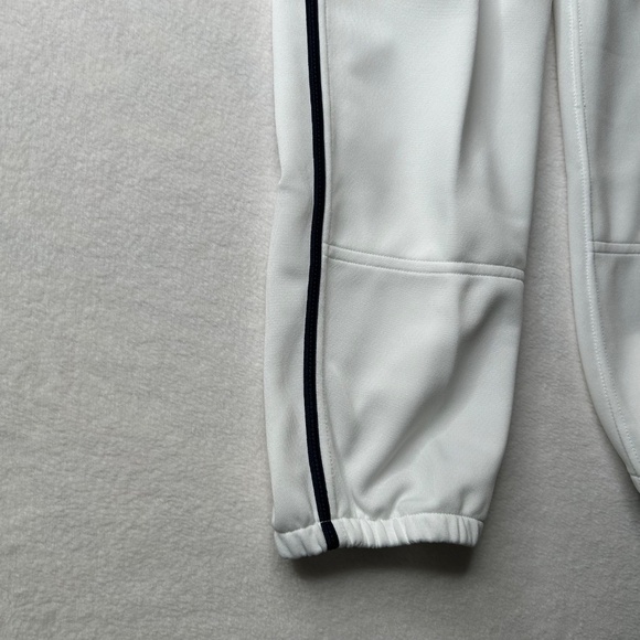 Mizuno NWT NEW Women's Medium White Belted Pipe Full-Length Softball Pants - Picture 4 of 13